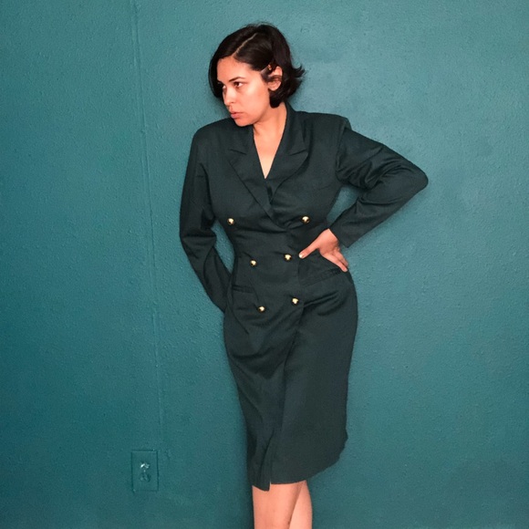 Vintage blazer suit dress - Picture 1 of 4